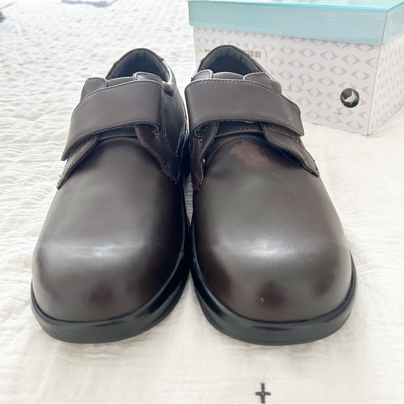 APEX Men's Ambulator Orthopedic Shoes B3000M Dark Brown Wide Size US 11.5 - Picture 7 of 11